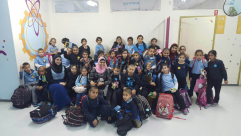 بالصور: رحلة ترفيهية تعليمية لطلاب "النادي النهاري" في مدرسة حسن عرفة